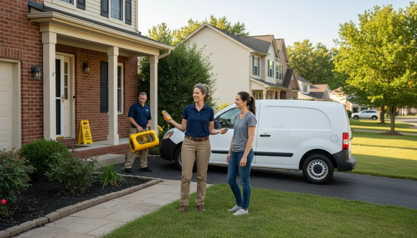 Water restoration image for Water Damage & Restoration Services in Richland, MI